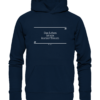 Spruchgewand - Mit Witz und Verstand - front organic hoodie 0e2035 1116x 12