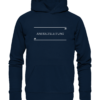 Anstaltsleitung - Hochwertiger Unisex BIO Hoodie 9 Spruchgewand - Mit Witz und Verstand - front organic hoodie 0e2035 1116x 2