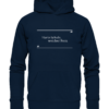 Harte Schale, weicher Kern - Hochwertiger Unisex BIO Hoodie 9 Spruchgewand - Mit Witz und Verstand - front organic hoodie 0e2035 1116x 21