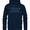 Spruchgewand - Mit Witz und Verstand - front organic hoodie 0e2035 1116x 3