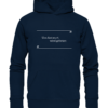 Spruchgewand - Mit Witz und Verstand - front organic hoodie 0e2035 1116x 31