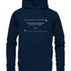 Spruchgewand - Mit Witz und Verstand - front organic hoodie 0e2035 1116x 40