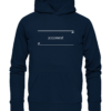 Spruchgewand - Mit Witz und Verstand - front organic hoodie 0e2035 1116x 45