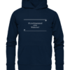 Spruchgewand - Mit Witz und Verstand - front organic hoodie 0e2035 1116x 46