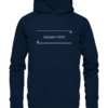 Spruchgewand - Mit Witz und Verstand - front organic hoodie 0e2035 1116x 50