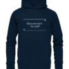 Spruchgewand - Mit Witz und Verstand - front organic hoodie 0e2035 1116x 54