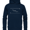 Spruchgewand - Mit Witz und Verstand - front organic hoodie 0e2035 1116x 72