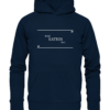 Mein Name ist Katrin wie in Wodkatrinken - Hochwertiger Unisex BIO Hoodie 9 Spruchgewand - Mit Witz und Verstand - front organic hoodie 0e2035 1116x 77
