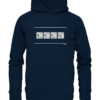 SUPER PSE Elemente Chemie - Hochwertiger Unisex BIO Hoodie 9 Spruchgewand - Mit Witz und Verstand - front organic hoodie 0e2035 1116x 86