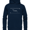 Spruchgewand - Mit Witz und Verstand - front organic hoodie 0e2035 1116x 95