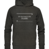 Der Bart macht den Mann - Hochwertiger Unisex BIO Hoodie 8 Spruchgewand - Mit Witz und Verstand - front organic hoodie 1b1c1a 1116x 14