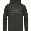 Einspruch! - Hochwertiger Unisex BIO Hoodie 8 Spruchgewand - Mit Witz und Verstand - front organic hoodie 1b1c1a 1116x 52
