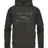 Spruchgewand - Mit Witz und Verstand - front organic hoodie 1b1c1a 1116x 72