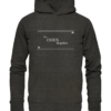 Spruchgewand - Mit Witz und Verstand - front organic hoodie 1b1c1a 1116x 74