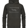 Mein Name ist Katrin wie in Wodkatrinken - Hochwertiger Unisex BIO Hoodie 8 Spruchgewand - Mit Witz und Verstand - front organic hoodie 1b1c1a 1116x 77