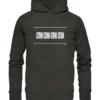 SUPER PSE Elemente Chemie - Hochwertiger Unisex BIO Hoodie 8 Spruchgewand - Mit Witz und Verstand - front organic hoodie 1b1c1a 1116x 86