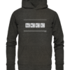GENIUS PSE Elemente Chemie - Hochwertiger Unisex BIO Hoodie 8 Spruchgewand - Mit Witz und Verstand - front organic hoodie 1b1c1a 1116x 87