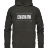 BITCH PSE Elemente Chemie - Hochwertiger Unisex BIO Hoodie 8 Spruchgewand - Mit Witz und Verstand - front organic hoodie 1b1c1a 1116x 90