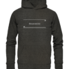 Heute nicht! - Hochwertiger Unisex BIO Hoodie 8 Spruchgewand - Mit Witz und Verstand - front organic hoodie 1b1c1a 1116x 94