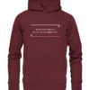 Spruchgewand - Mit Witz und Verstand - front organic hoodie 672b34 1116x 106