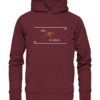 THE ANT IS NEAR - lustig - Hochwertiger Unisex BIO Hoodie 7 Spruchgewand - Mit Witz und Verstand - front organic hoodie 672b34 1116x 79