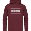 SUPER PSE Elemente Chemie - Hochwertiger Unisex BIO Hoodie 7 Spruchgewand - Mit Witz und Verstand - front organic hoodie 672b34 1116x 86