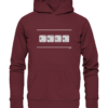 FUCK PSE Elemente Chemie - Hochwertiger Unisex BIO Hoodie 7 Spruchgewand - Mit Witz und Verstand - front organic hoodie 672b34 1116x 89