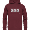 BITCH PSE Elemente Chemie - Hochwertiger Unisex BIO Hoodie 7 Spruchgewand - Mit Witz und Verstand - front organic hoodie 672b34 1116x 90