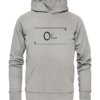 Spruchgewand - Mit Witz und Verstand - front organic hoodie c2c1c0 1116x 1
