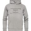 Teamwork = Dreamwork - Hochwertiger Unisex BIO Hoodie 10 Spruchgewand - Mit Witz und Verstand - front organic hoodie c2c1c0 1116x 104