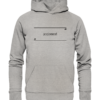 Spruchgewand - Mit Witz und Verstand - front organic hoodie c2c1c0 1116x 45