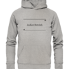 Außer Betrieb - Hochwertiger Unisex BIO Hoodie 10 Spruchgewand - Mit Witz und Verstand - front organic hoodie c2c1c0 1116x 49