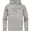 Spruchgewand - Mit Witz und Verstand - front organic hoodie c2c1c0 1116x 75