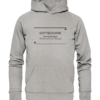 Gottseidank! Das war in dieser Woche der letzte Montag. - Hochwertiger Unisex BIO Hoodie 10 Spruchgewand - Mit Witz und Verstand - front organic hoodie c2c1c0 1116x 80