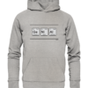 Spruchgewand - Mit Witz und Verstand - front organic hoodie c2c1c0 1116x 88