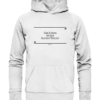 Spruchgewand - Mit Witz und Verstand - front organic hoodie f8f8f8 1116x 12