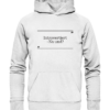 Introvertiert - Na und? - Hochwertiger Unisex BIO Hoodie 11 Spruchgewand - Mit Witz und Verstand - front organic hoodie f8f8f8 1116x 58