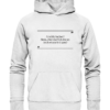 Spruchgewand - Mit Witz und Verstand - front organic hoodie f8f8f8 1116x 9