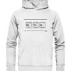 BITCH PSE Elemente Chemie - Hochwertiger Unisex BIO Hoodie 11 Spruchgewand - Mit Witz und Verstand - front organic hoodie f8f8f8 1116x 90