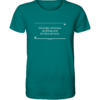 Spruchgewand - Mit Witz und Verstand - front organic shirt 007373 1116x 19