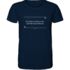Spruchgewand - Mit Witz und Verstand - front organic shirt 0e2035 1116x 17