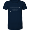 Wer die Arbeit kennt. rennt - Faulheit - Unisex BIO T-Shirt 12 Spruchgewand - Mit Witz und Verstand - front organic shirt 0e2035 1116x 34