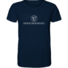 Spruchgewand Logo - Unisex BIO T-Shirt 12 Spruchgewand - Mit Witz und Verstand - front organic shirt 0e2035 1116x 82