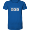 GENIAL PSE Elemente Chemie - Unisex BIO T-Shirt 15 Spruchgewand - Mit Witz und Verstand - front organic shirt 13569c 1116x 88
