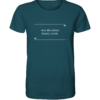 Wer die Arbeit kennt. rennt - Faulheit - Unisex BIO T-Shirt 16 Spruchgewand - Mit Witz und Verstand - front organic shirt 204d59 1116x 38