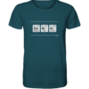 GENIAL PSE Elemente Chemie - Unisex BIO T-Shirt 16 Spruchgewand - Mit Witz und Verstand - front organic shirt 204d59 1116x 92