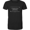 Spruchgewand - Mit Witz und Verstand - front organic shirt 272727 1116x 19