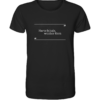 Harte Schale, weicher Kern - Unisex BIO T-Shirt 10 Spruchgewand - Mit Witz und Verstand - front organic shirt 272727 1116x 21