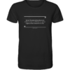 Spruchgewand - Mit Witz und Verstand - front organic shirt 272727 1116x 39