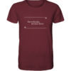 Harte Schale, weicher Kern - Unisex BIO T-Shirt 11 Spruchgewand - Mit Witz und Verstand - front organic shirt 672b34 1116x 21